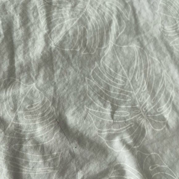 [M]Vintage Favant White Hawaiian Cotton Shirt with Tropical Print - Picture 7 of 8